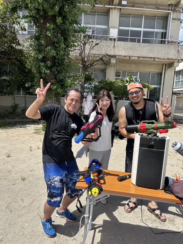 夏の名物「スプラッシュフェス」参加